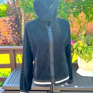 Chanel Hoodie Velour Bomber